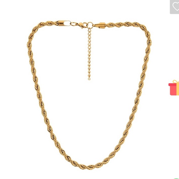 NWT! Helloice Chunky Rope Chain Necklace - Picture 5 of 7